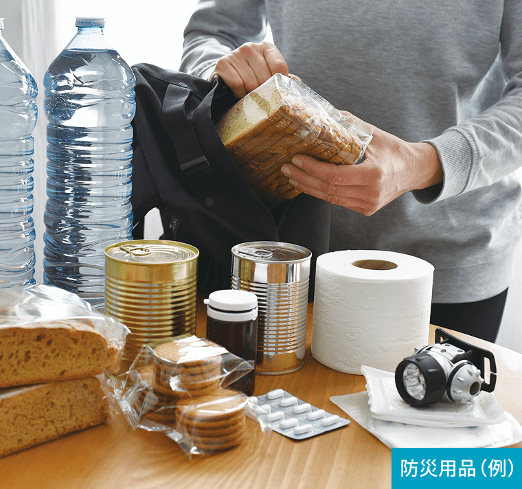 定額販売例：防災用品